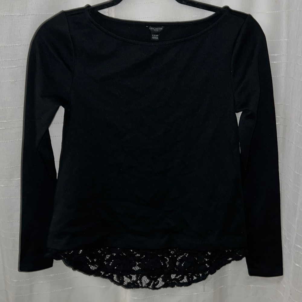 Black Ann Taylor Shirt